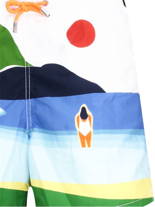 Multicolour recycled man beachwear MC2 Saint Barth | GUSTAVIA PLACED PRINTGUS000903673F